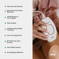 Effora's IPL Laser Hair Removal Handset for Face & Body | 6 Months Warranty