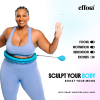 Smart Weighted Hula Hoop - Fun Fitness Core Training | 1 Year Warranty