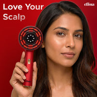 Effora's 3-1 Red Light Therapy Scalp Massager | 6 Months Warranty | Upgraded