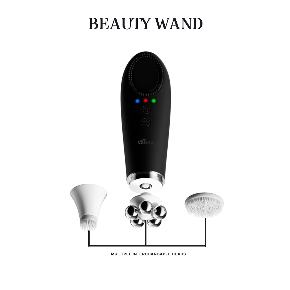 Effora's Facial Massager & Spa Wand Kit with 5 Detachable Heads