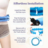 Smart Weighted Hula Hoop - Fun Fitness Core Training | 1 Year Warranty | UPGRADED