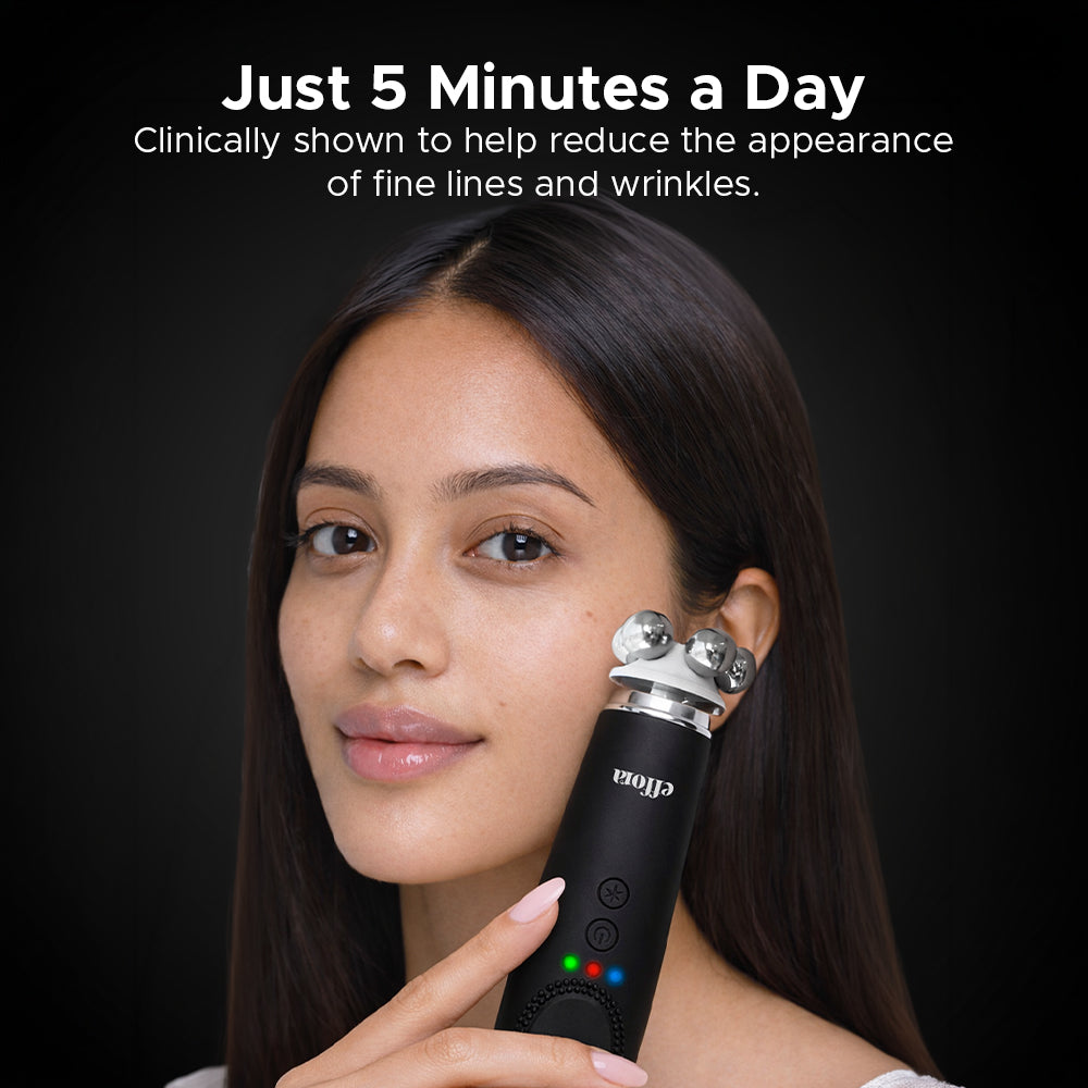 Effora's Facial Massager & Spa Wand Kit with 5 Detachable Heads | 6 Months Warranty