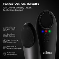 Effora's Facial Massager & Spa Wand Kit with 5 Detachable Heads | 6 Months Warranty