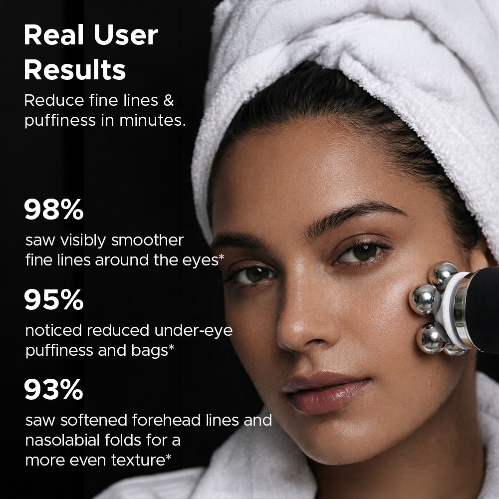 Effora's Facial Massager & Spa Wand Kit with 5 Detachable Heads | 6 Months Warranty