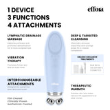 Effora's Facial Massager & Spa Wand Kit with 5 Detachable Heads | 6 Months Warranty