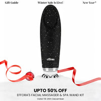 Effora's Facial Massager & Spa Wand Kit with 5 Detachable Heads | 6 Months Warranty