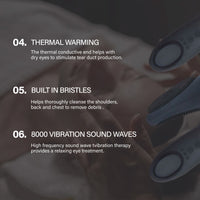 Effora's Facial Massager & Spa Wand Kit with 5 Detachable Heads
