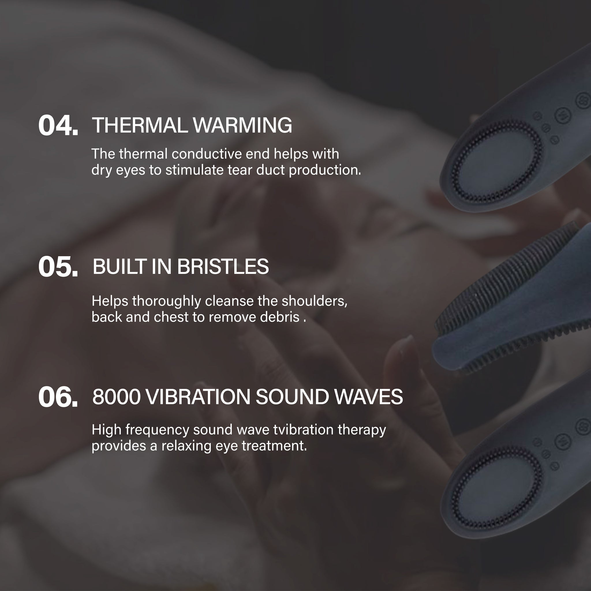 Effora's Facial Massager & Spa Wand Kit with 5 Detachable Heads