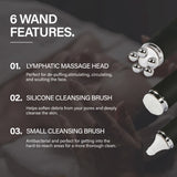 Effora's Facial Massager & Spa Wand Kit with 5 Detachable Heads