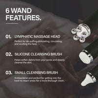 Effora's Facial Massager & Spa Wand Kit with 5 Detachable Heads