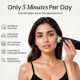 Effora's Facial Massager & Spa Wand Kit with 5 Detachable Heads | 6 Months Warranty