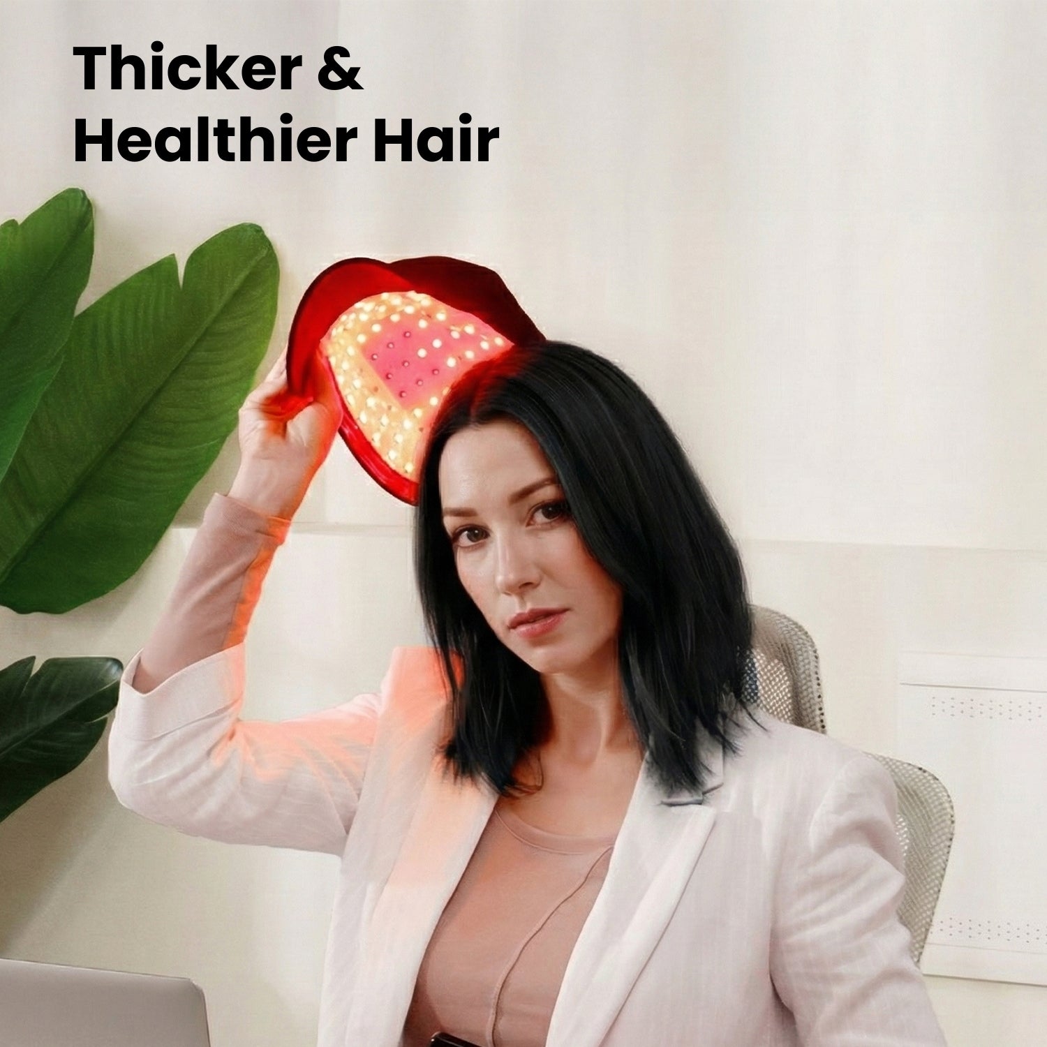 FollicleBoost Red LED Hat