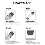 Scalp Microneedling Serum Applicator Device