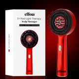 Effora's 3-1 Red Light Therapy Scalp Massager | 6 Months Warranty | Upgraded