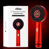 Effora's 3-1 Red Light Therapy Scalp Massager | 6 Months Warranty | Upgraded