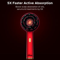Effora's 3-1 Red Light Therapy Scalp Massager | 6 Months Warranty | Upgraded