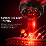 Effora's 3-1 Red Light Therapy Scalp Massager | 6 Months Warranty | Upgraded