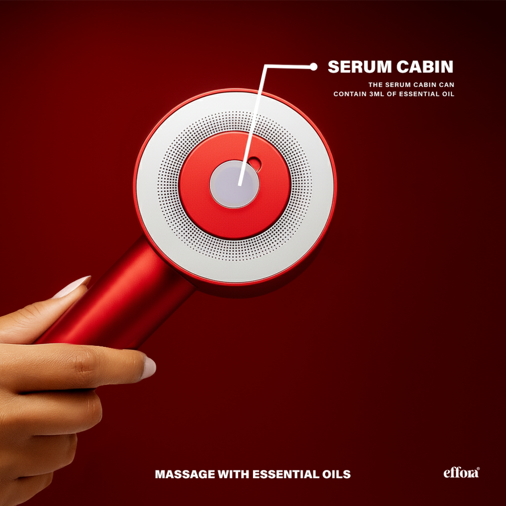 Effora's 3-1 Red Light Therapy Scalp Massager | 6 Months Warranty | Upgraded