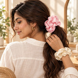 Satin Scrunchie Duo